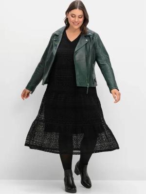 Sheego Spitzenkleid "Spitzenkleid"