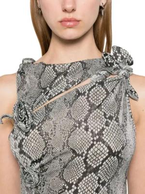 Coperni - Dresses Snake Print - Größe L - multi