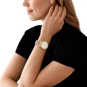 Michael Kors Uhr - Michael Kors Sage Three-Hand Gold-Tone Stainless S - Gr. unisize - in Gold - für Damen