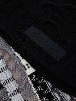Carlo Colucci Tücher & Schals - Knit Scarf Black - Gr. unisize - in Schwarz - für Damen
