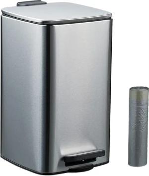 relaxdays Kosmetikeimer Eckiger Kosmetikeimer 8L mit