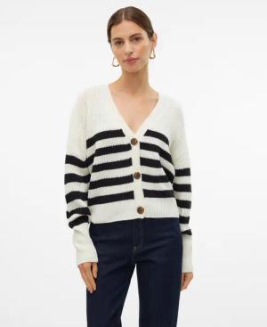 Vero Moda Strickjacke VMLEA LS V-NECK