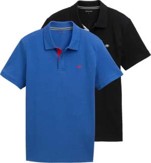TOM TAILOR Poloshirt (Packung, 2-tlg) im