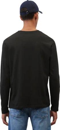 Marc O'Polo Langarmshirt mit dezentem Logo-Print