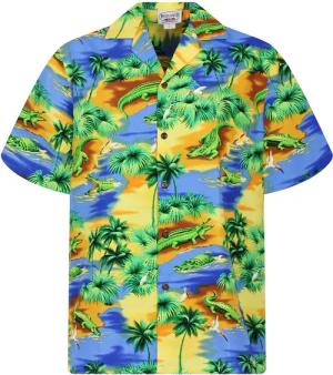 Pacific Legend Hawaiihemd Krokodile Original Hawaiihemd