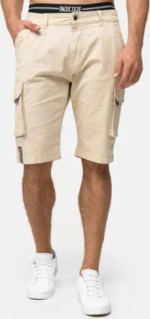 Indicode Cargoshorts Coeur aus elastischer Baumwoll-Qualität
