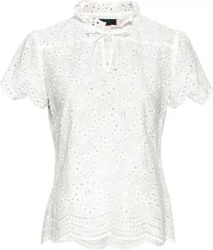 Reitmayer Trachtenbluse Bluse mit Lochstickerei