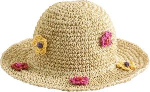 Next Sonnenhut Strohhut mit Blumen-Print (1-St)