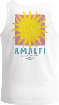 Neverless Tanktop Herren Tank-Top Backprint Amalfi
