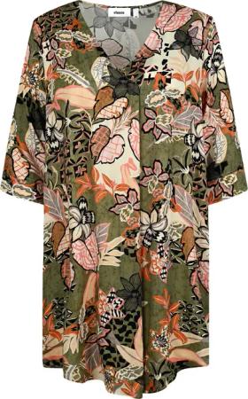 elanza Midikleid Kleid mit Blumen-Print in