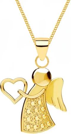 Goldene Hufeisen Goldkette Halskette Gold Engel