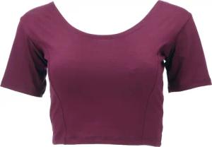 Guru-Shop T-Shirt Basic Yogatop, bauchfreies Choli
