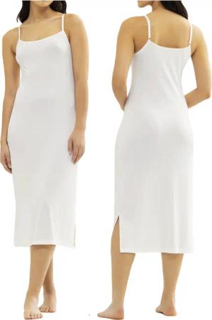 TEXEMP Unterkleid Damen Unterkleid Unterrock Nachtkleid