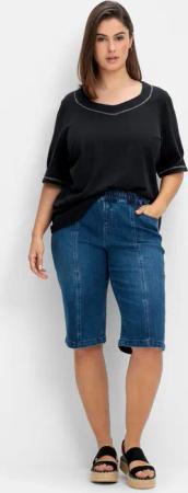 Sheego Shorts Jeansbermudas