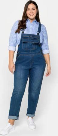 Sheego Bequeme Jeans Jeanslatzhose