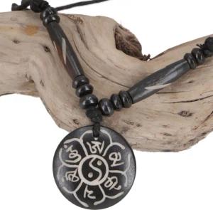 Guru-Shop Perlenkette Ethno Amulet, Tibet Halskette,