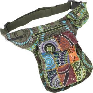 Guru-Shop Gürteltasche Stoff Sidebag & Patchwork