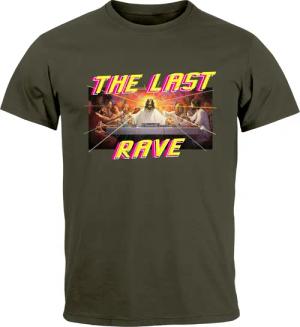 Neverless Print-Shirt Herren T-Shirt Techno The