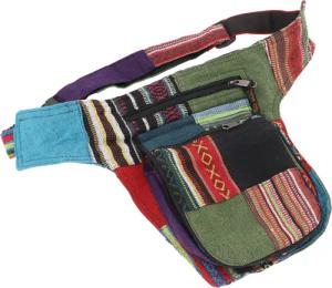 Guru-Shop Gürteltasche Stoff Sidebag & Patchwork