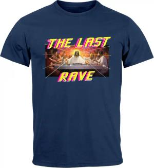 Neverless Print-Shirt Herren T-Shirt Techno The