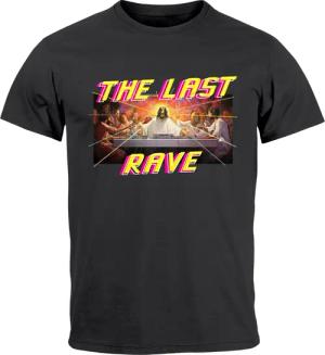 Neverless Print-Shirt Herren T-Shirt Techno The