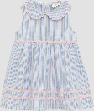 s.Oliver Jerseykleid Gestreiftes Kleid in Leinenoptik