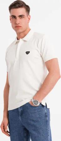 OMBRE Poloshirt Poloshirt mit Reißverschlussausschnitt