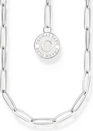 THOMAS SABO Silberkette Thomas Sabo Damen-Kette 925er Silber, Emaille, Carrier