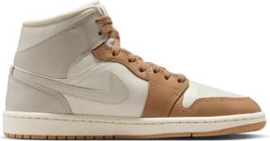 Jordan Aj1 Mid Damen Sneaker - Weiß - Größe 40 - Leder