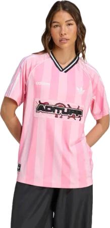 Adidas Originals Beads Jersey Damen Trikots/Replikate - Rosa - Größe 38 - Poly Mesh