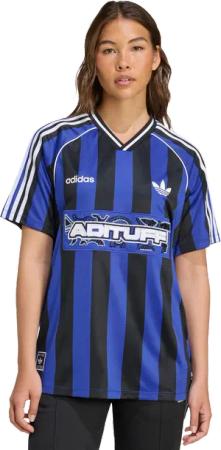 Adidas Originals Beads Jersey Damen Trikots/Replikate - Blau - Größe 38 - Poly Mesh