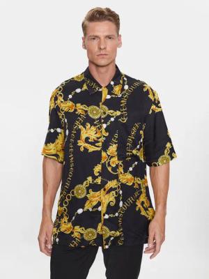 Versace Jeans Couture Hemd 75GAL2B0 Schwarz Regular Fit