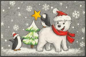 wash+dry by Kleen-Tex Fußmatte Polar Friends,