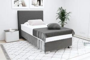 Westfalia Schlafkomfort Boxspringbett Sven, inkl. Zierkissen,