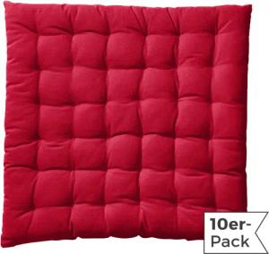 REDBEST Stuhlkissen Stuhlkissen 10er-Pack, Uni