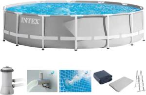 Intex Framepool 26726GN PrismFramePool-Komplett-Set Ø 457x122cm