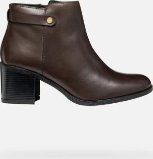 GEOX Schuhe New Asheel Dame Dunkelbraun