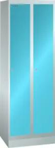Lista Garderobenschrank (BxTxH) 600x500x1800mm 2 Abteile R7035/R5012