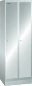 Lista Garderobenschrank (BxTxH) 600x500x1800mm 2 Abteile R7035