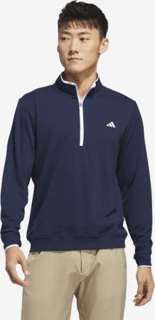 Herren Golf leichte Jacke halber Reißverschluss - ADIDAS marineblau