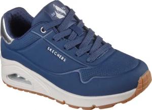 Skechers Sneaker "UNO GOLDEN AIR", Freizeitschuh, Halbschuh, Schnürschuh mit Metallic-Einsatz