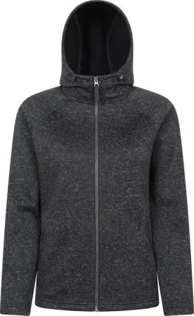 Nevis Damen-Kapuzenpullover mit Reißverschluss - Grau