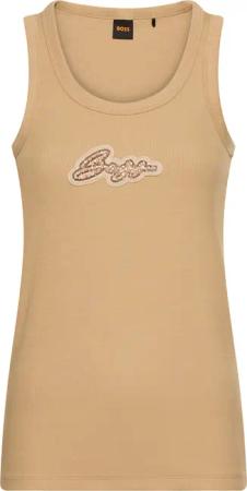 BOSS ORANGE Ripptanktop Ematite Stonebadge Premium
