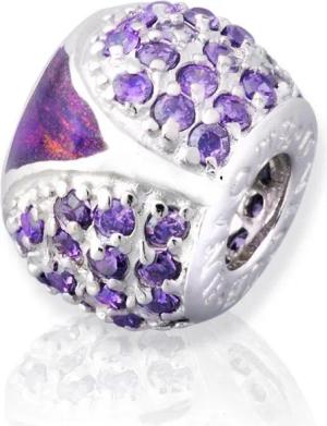 Unique Bead Rhodinierter 925 Sterling Silber Unique Bead zum Sammeln + Kombinieren