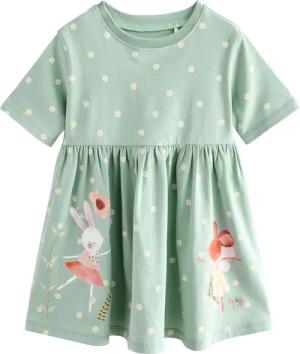 Next Jerseykleid Kurzärmeliges Jersey-Sommerkleid (1-tlg)
