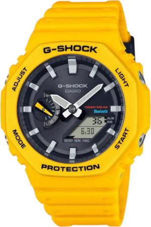 CASIO Digitaluhr CASIO Analog GA-B2100C-9AER gelb