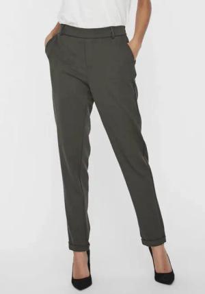 Vero Moda Anzughose "VMMAYA MR LOOSE SOLID PANT NOOS", knöchelfreie Form mit Saumaufschlag