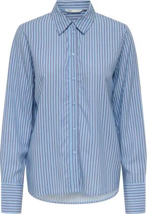 ONLY Hemd Berit 15320243 Blau Regular Fit