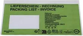 docuFIX® PAPER Lieferscheintaschen Papier DIN lang 1.000 St.