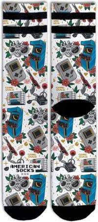 Socken American Socks Game Over